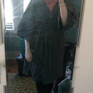 NWOT Gray-Green Bath Robe